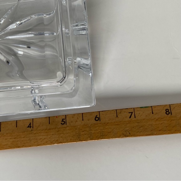 Miller Rogaska Lead Crystal Box With Cover Vintage Cut Glass 6” X 4” Jewelry - Picture 11 of 16